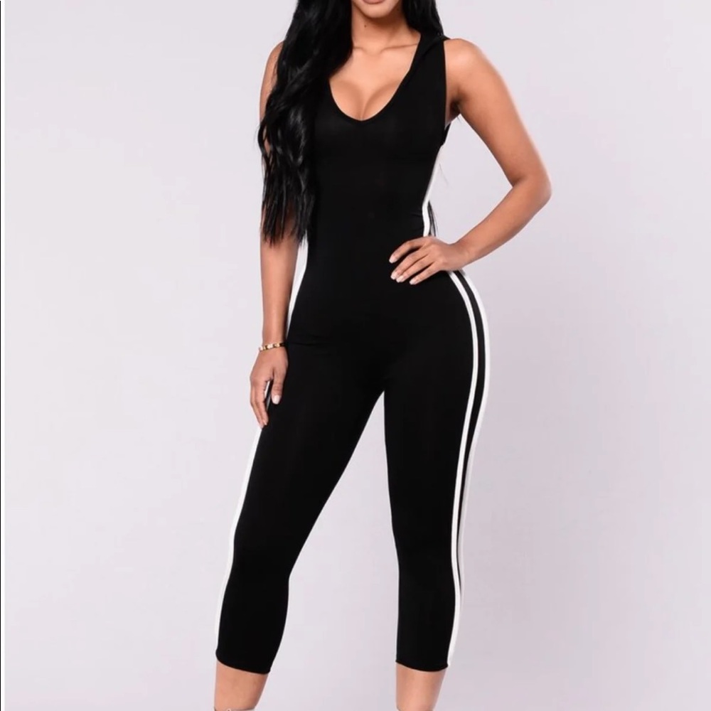 Hooded jumpsuit